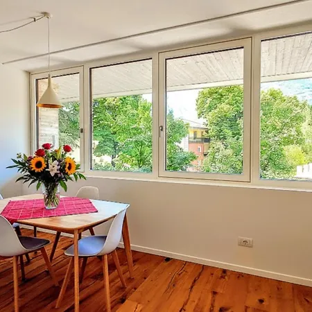 New Alps View Design Flat - Free Parking, Quiet, Hospital & Center *