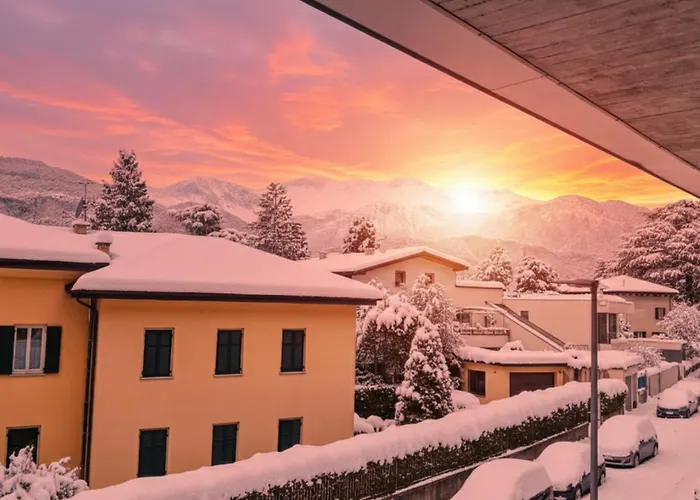 New Alps View Design Flat - Free Parking, Quiet, Hospital & Center Trento